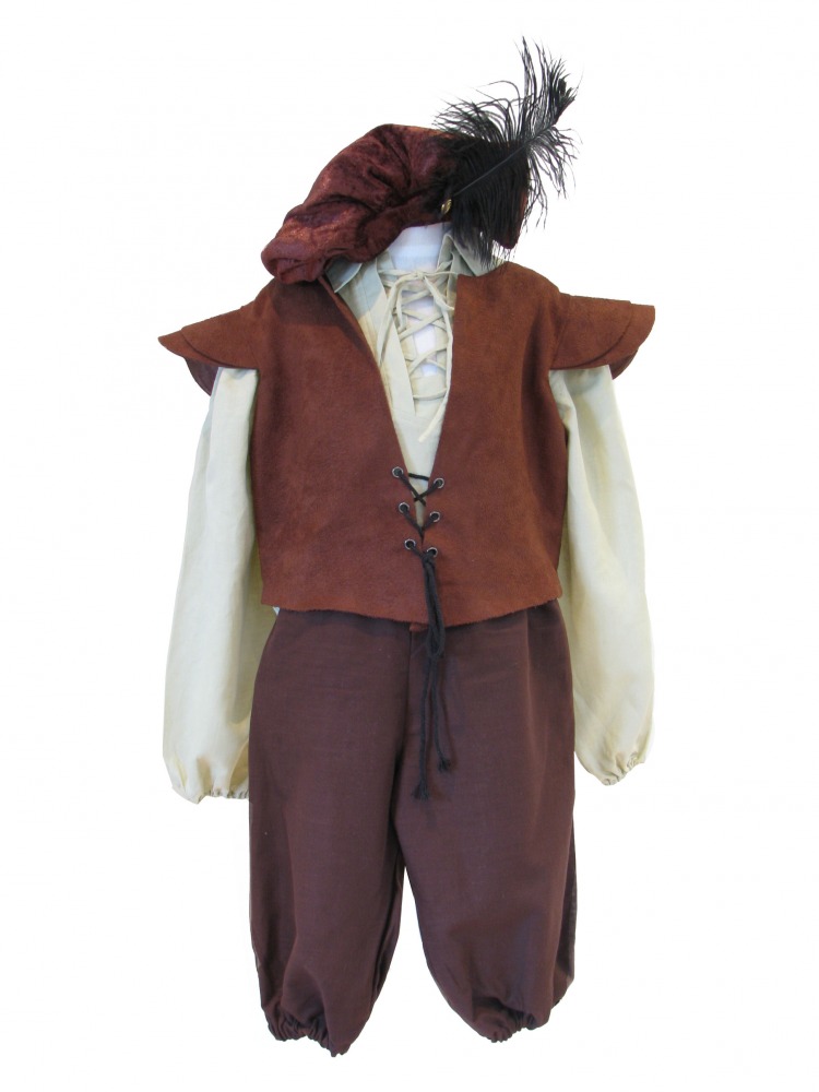 Boy's Medieval Tudor Costume Age 7 - 8 Image